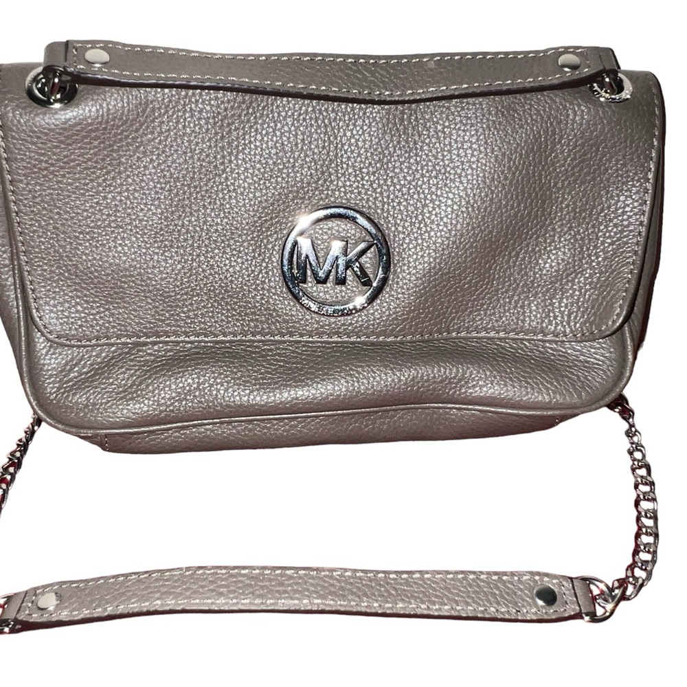 Michael Kors dark grey wristlet